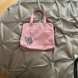 ed hardy pink bag